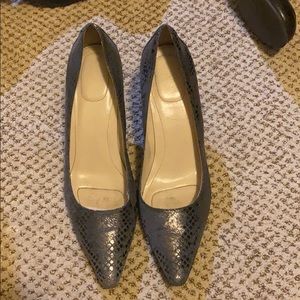 Calvin Klein Snakeskin Heels